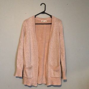 Peach and silver sweater